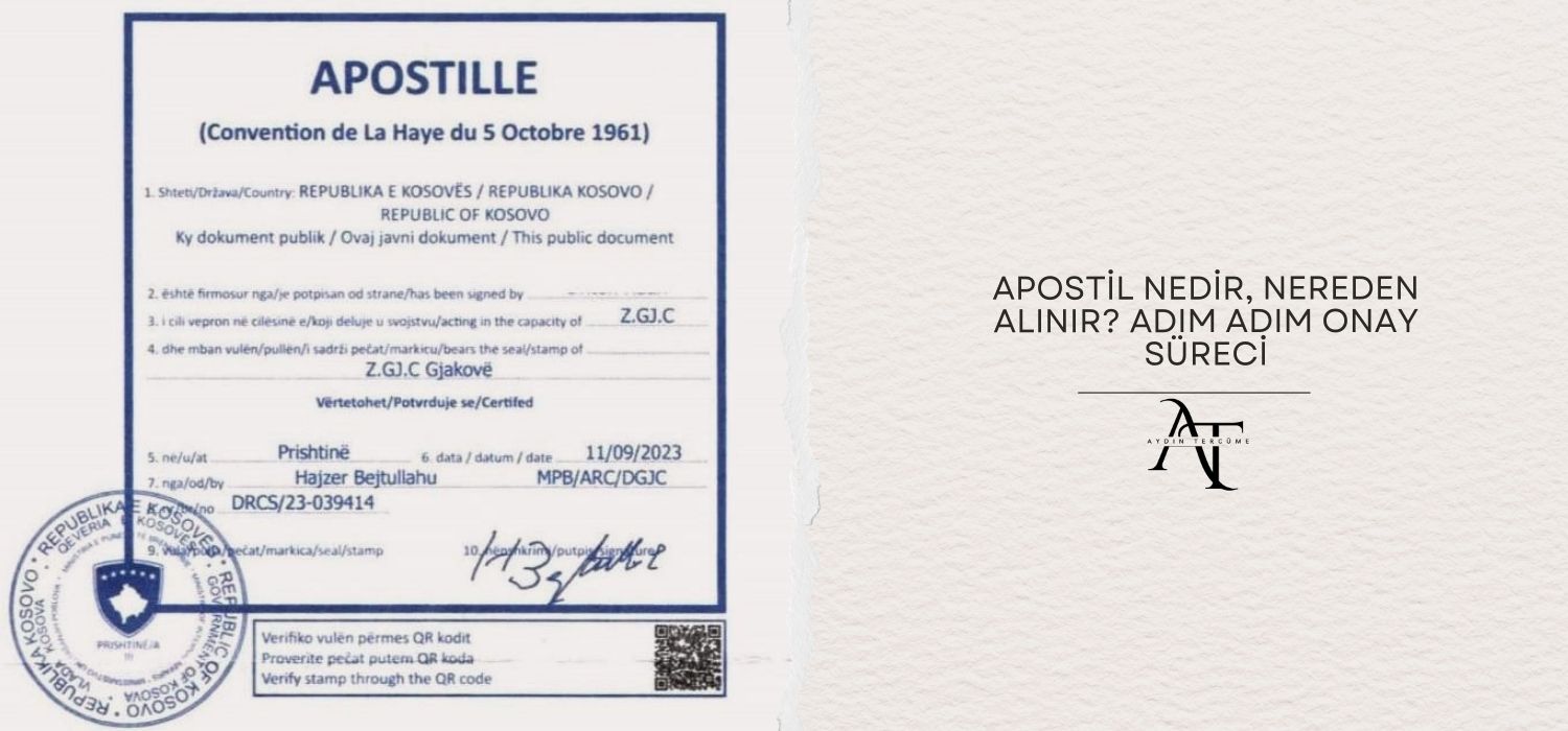 Apostil Nedir, Nereden Alınır? Adım Adım Onay Süreci